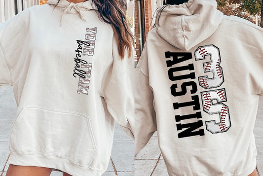 Baseball Mom Oversize Sweatshirt