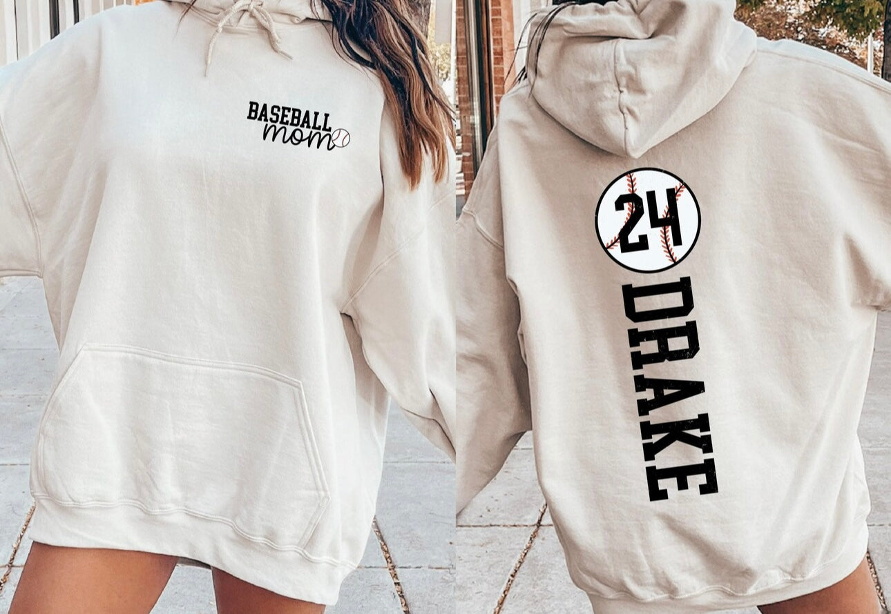 Baseball Mom Oversize Sweatshirt