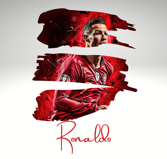 Cristiano Ronaldo Red Tee Youth & Adult