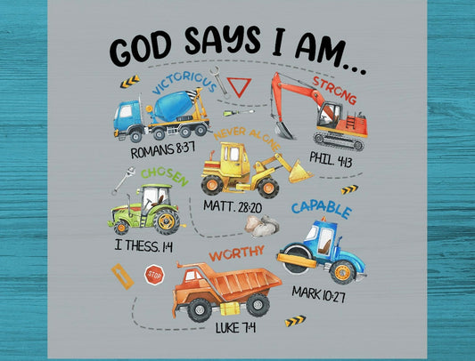 God Says I Am Toddler/Youth Tee