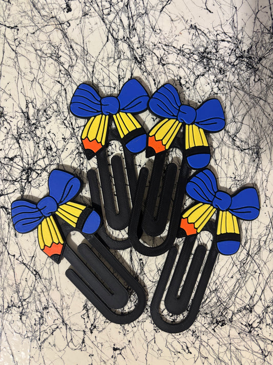 3D Pencil Ribbon Jumbo Paper Clip