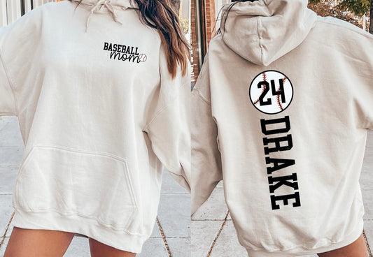 Baseball Mom Oversize Sweatshirt