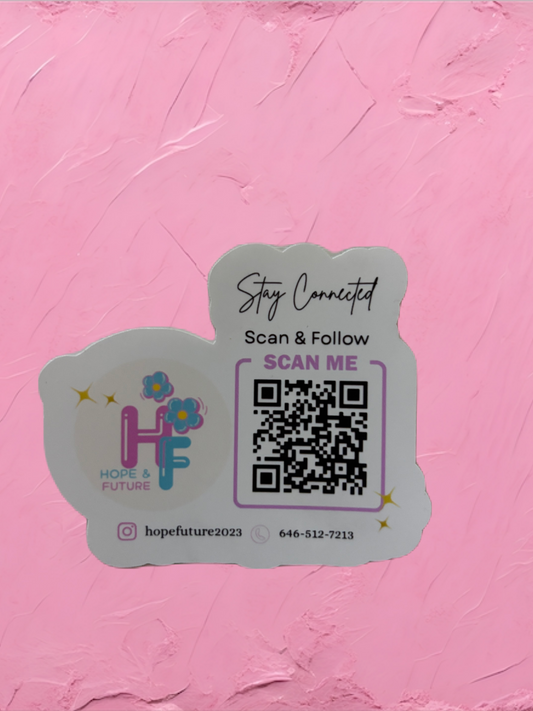 Business Stickers w/QR Code
